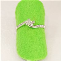 Anello Vidali Gioielli Donna in Oro bianco Diamante ANOR-64-34 - ANOR-64-34